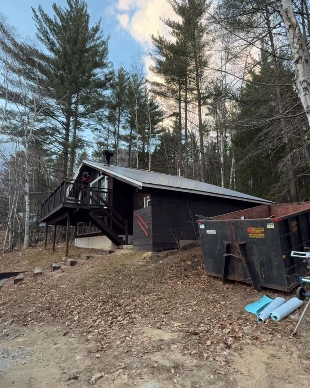 Gallery photos for Metal Roofing Installation for Cabin in Meredith, NH: Image #2