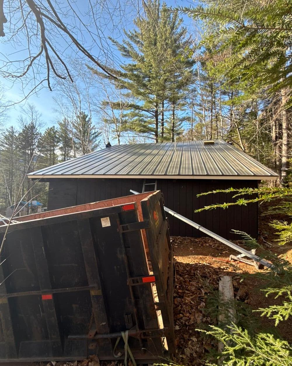 Gallery photos for Metal Roofing Installation for Cabin in Meredith, NH: Image #4